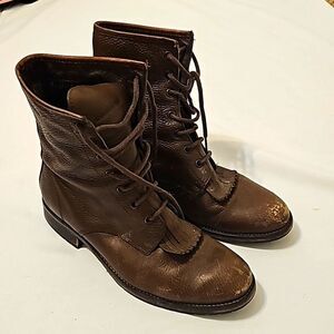 Vintage wolverine lace up boots size 9.5